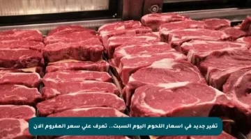 تغير جديد في أسعار اللحوم اليوم السبت.. تعرف على سعر المفروم الآن